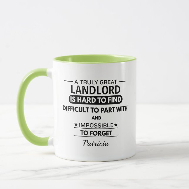 Mug Propriétaire Personnalisé (Gauche)