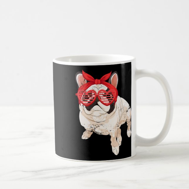 Mug Propriétaire Sungles Bandana Fun French Bulldog Fr (Droite)