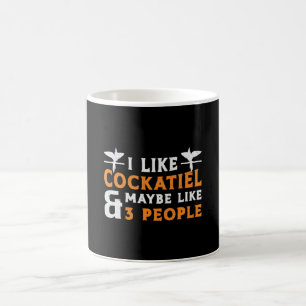 Mug Propriétaires De Cockatiel J'Aime Les Amateurs D'O
