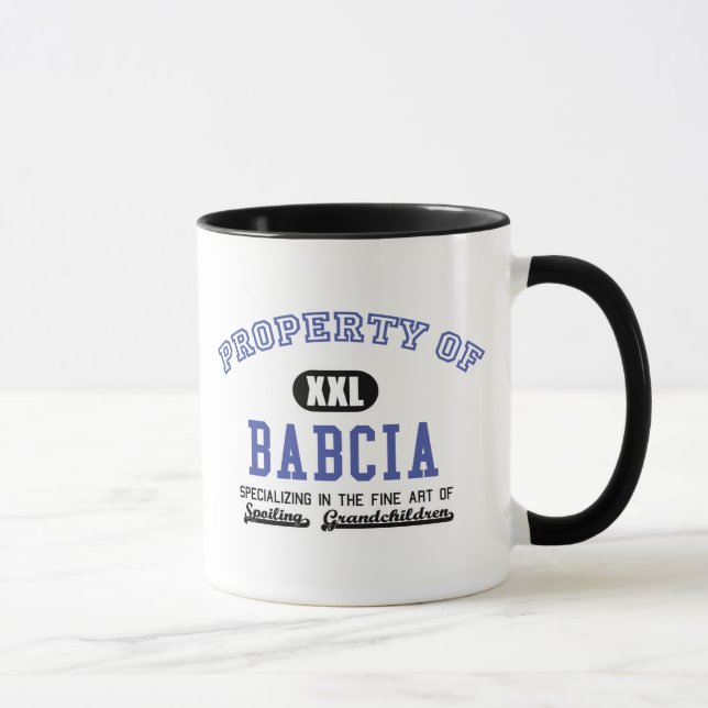 Mug Propriété de Babcia (Droite)