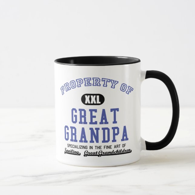 Mug Propriété de grand grand-papa (Droite)