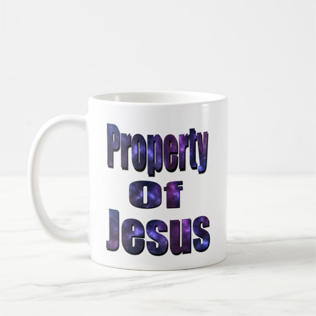 Mug Propriété De Jésus, Logo Religieux, (Gauche)