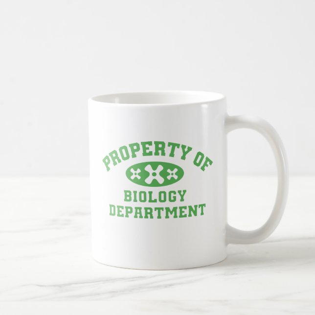 Mug Propriété Du Département De Biologie (Droite)