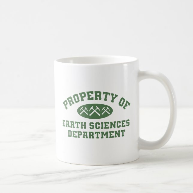 Mug Propriété Du Département Des Sciences De La Terre (Droite)