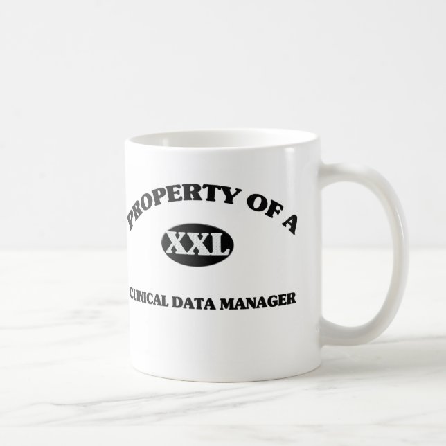 Mug Propriété d'un DIRECTEUR CLINIQUE de DONNÉES (Droite)