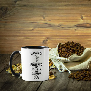 Mug Propulsé sur mesure par Plantes et café, Vegan
