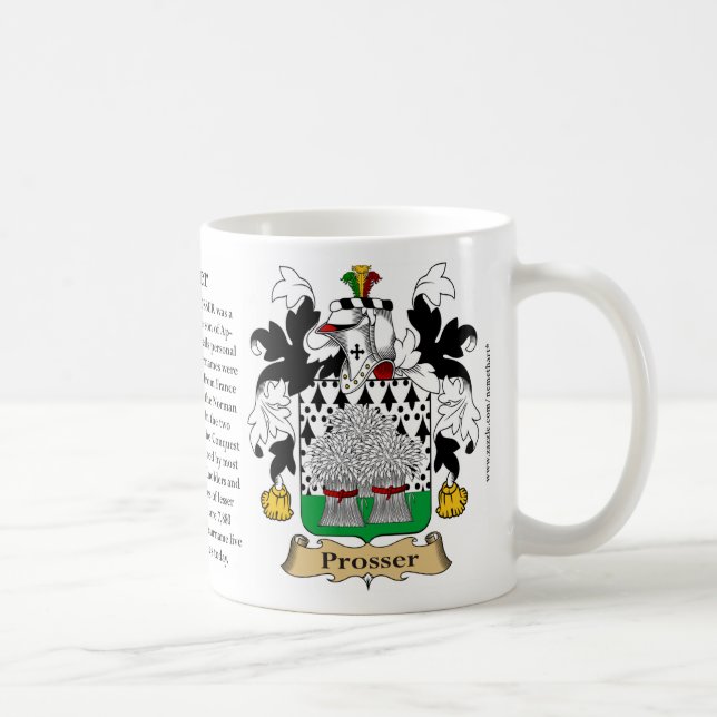 Mug Prosser, l'origine, la signification et la crête (Droite)