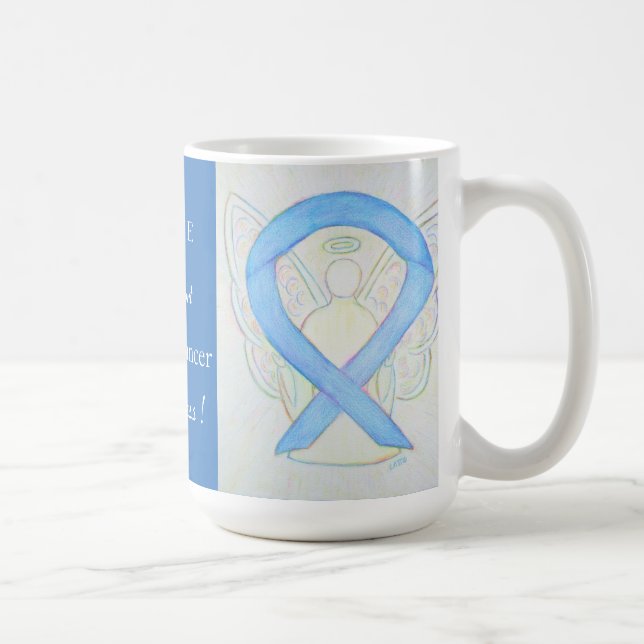 Mug Prostate Cancer Sensibilisation Ruban Angel Custom (Droite)