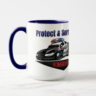 Mug "Protéger et servir"