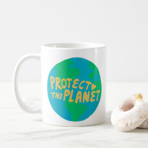 Mug PROTÉGER LA PLANÈTE SAVE EARTH Eco Green