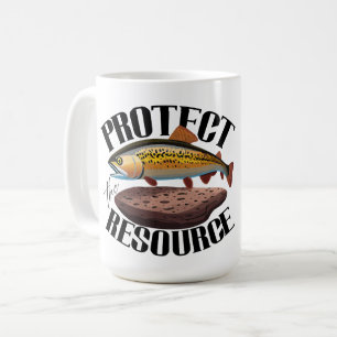 Mug Protéger la ressource avec la truite arc-en-ciel d