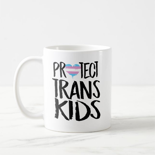 Mug Protéger les enfants trans (Gauche)