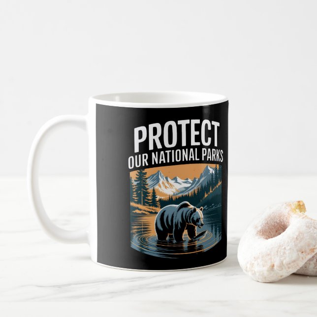 Mug Protéger nos parcs nationaux (Avec donut)