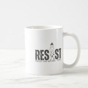 Mug Protéger Nos Parcs Nationaux Résiste Rétro Vintage