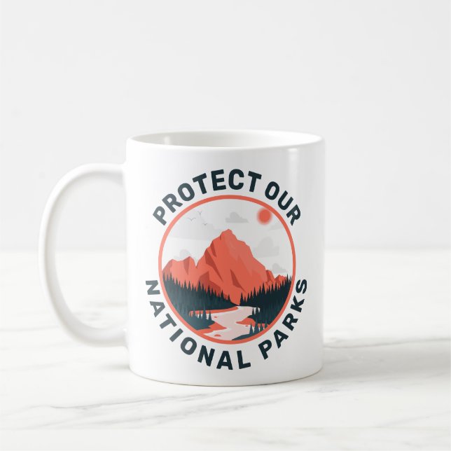 Mug Protéger nos parcs nationaux Soutien (Gauche)