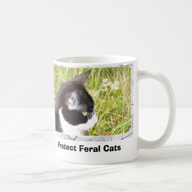 Mug Protégez les chats sauvages (Droite)