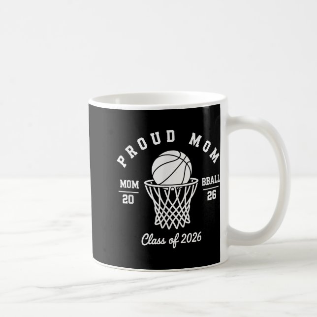 Mug Proud Basketball Maman Cl De 2026 (Droite)
