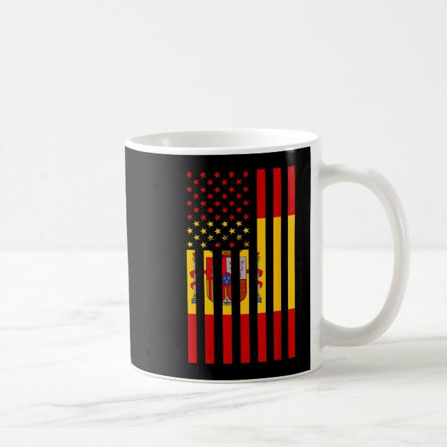 Mug Proud To Be Spanish American Boy Girl Sister All S (Droite)