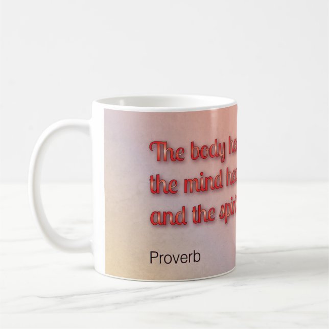 Mug Proverbe de guérison (Gauche)