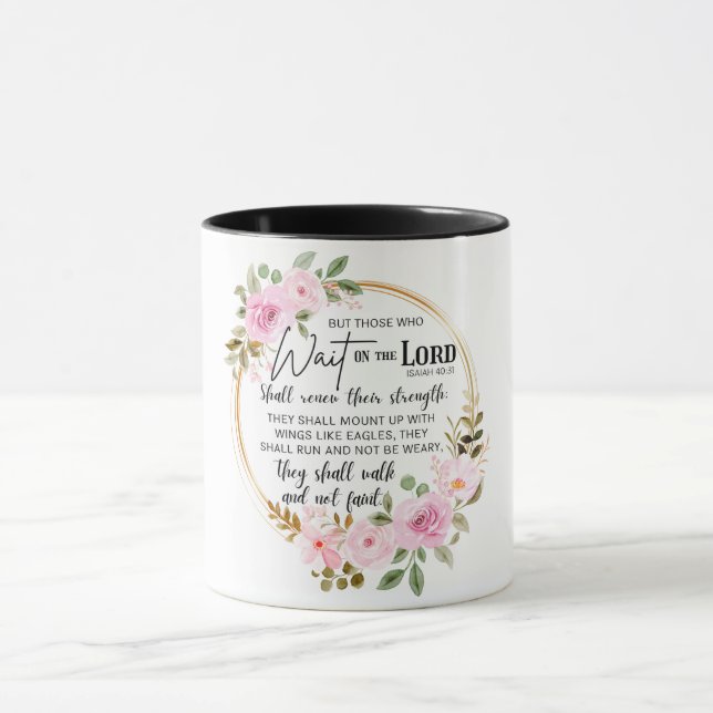 Mug Proverbe de la Bible chrétienne (Centre)