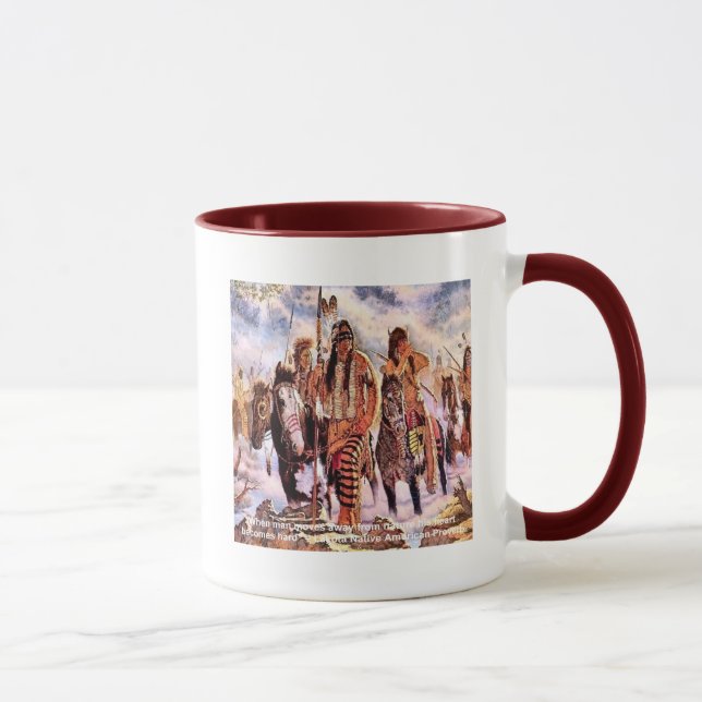 Mug Proverbe de la nature des Amérindiens Lakota (Droite)