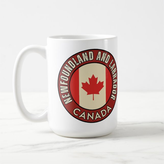 Mug Province de Terre-Neuve-et-Labrador Canada (Gauche)