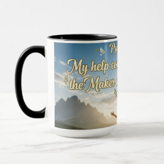 Mug Psalm 121 My help comes from the Lord - 