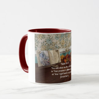 Mug Psaume 16:11 Vous me montrerez le chemin de la vie