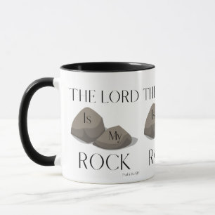 Mug Psaume 18:2 KJV Bible Verse Le Seigneur est Mon Ro