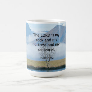 Mug Psaume 18:2 Verse de la Bible
