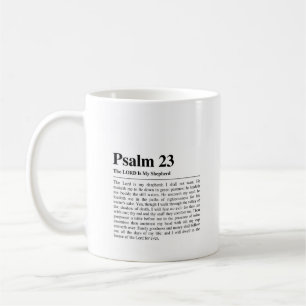Mug Psaume 23 NKJV Le Seigneur est Mon Pasteur