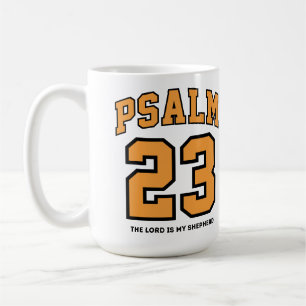 Mug Psaume 23 Varsity Sports Gold Black Christian