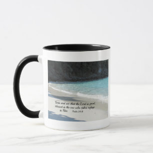 Mug Psaume 34:8 Goûtez et voyez que le Seigneur est bo