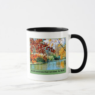 Mug Psaume 46:10 Soyez calme et sachez que je suis Die