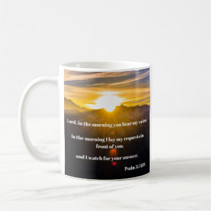 Mug Psaume 5 Matin Bible Verse