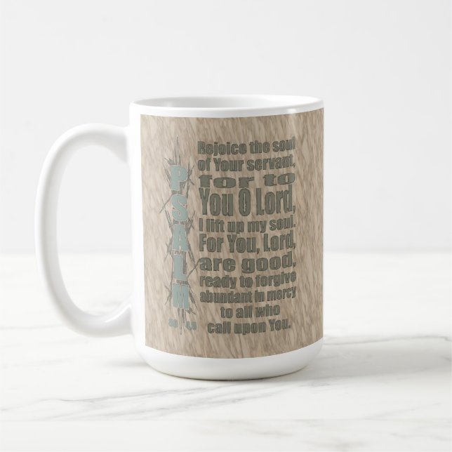 Mug Psaume 86:4,5 (Gauche)