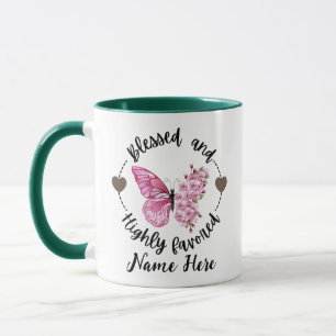 Mug Psaume 88:4 Blessé Papillon Personnalisé Très Favo