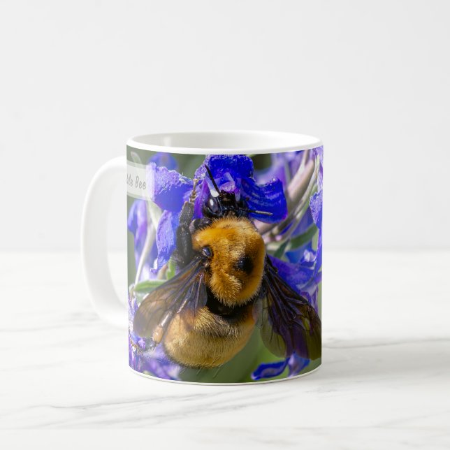 Mug Psaume 97:11 Bumble Bee KJV (Devant gauche)