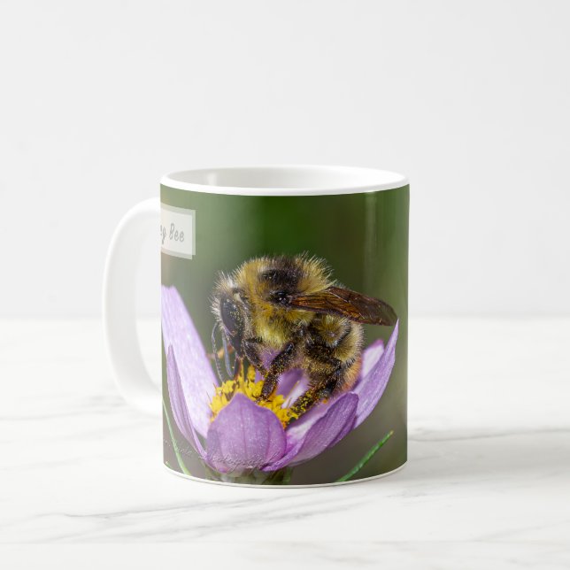 Mug Psaume d'abeille de miel 115:13 KJV 11 oz. (Devant gauche)