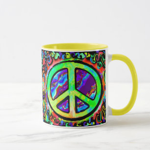 Mug Psychédélic peace sign