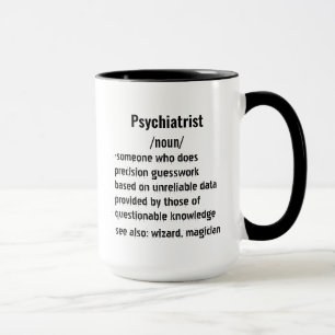Mug Psychiatre drôle Définition cadeaux pour hommes fe