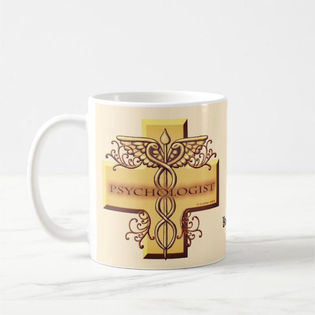 Mug Psychologue Cross Caduceus (Gauche)