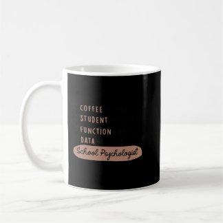 Mug Psychologue de l'école centrée sur le café