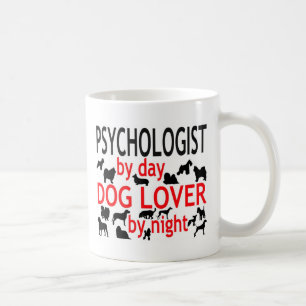 Mug Psychologue par Amoureux des chiens de jour par nu