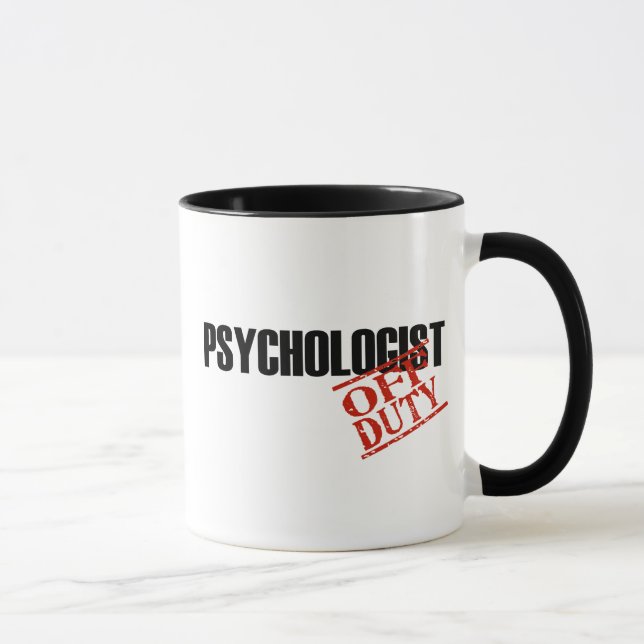 MUG PSYCHOLOGUE QUI N'EST PAS DE SERVICE (Droite)