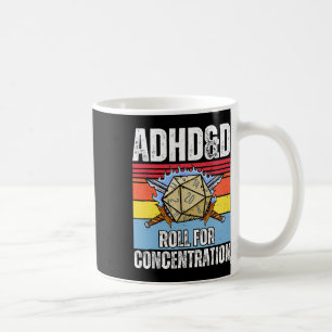 Mug Pub Retro Vintage Adhdandd Roll Pour Concentration