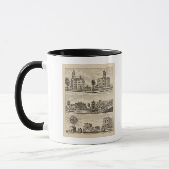 Mug Public School, Court House, Minnesota (Gauche)