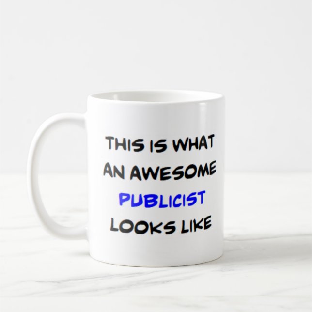 Mug publiciste, génial (Gauche)