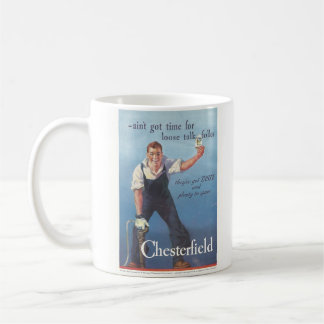 Mug Publicité Chesterfield Cigarettes vintage