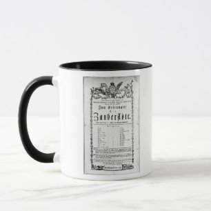 Mug Publicité d'affiche de ` le Flute magique